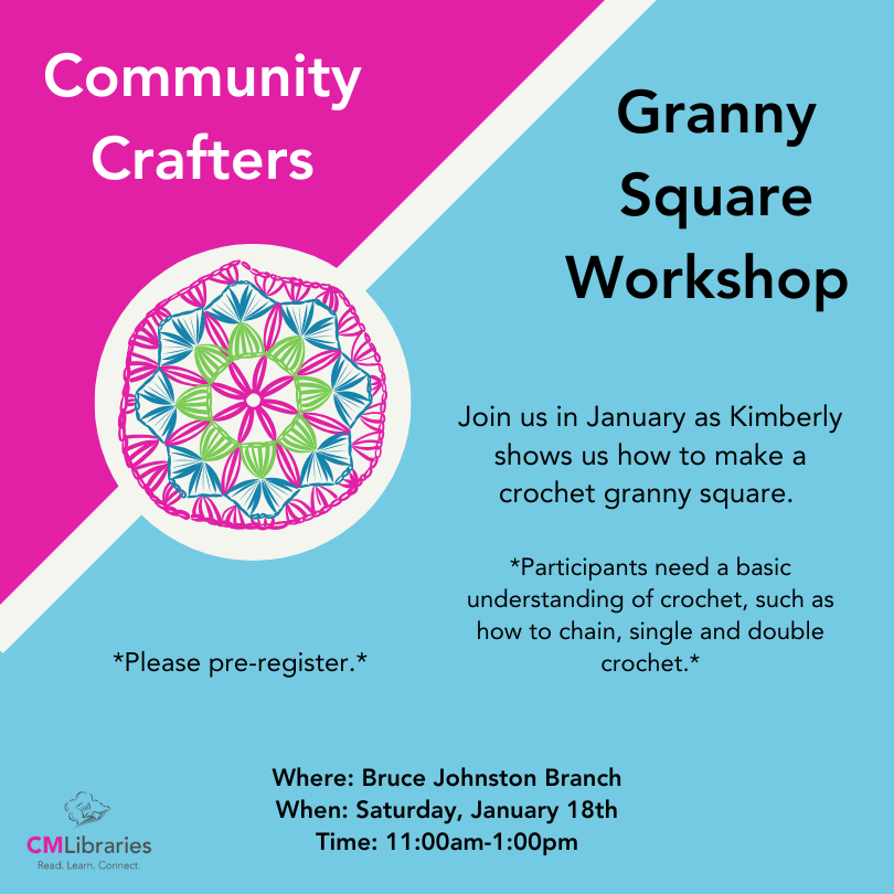 Community crafters: granny square workshop