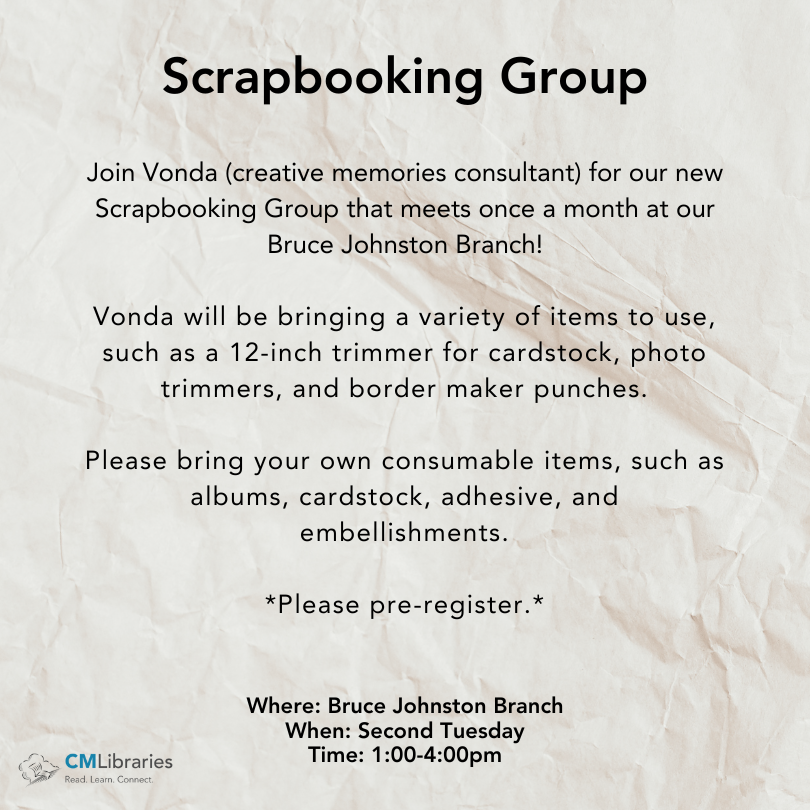 Scrapbooking Group registration